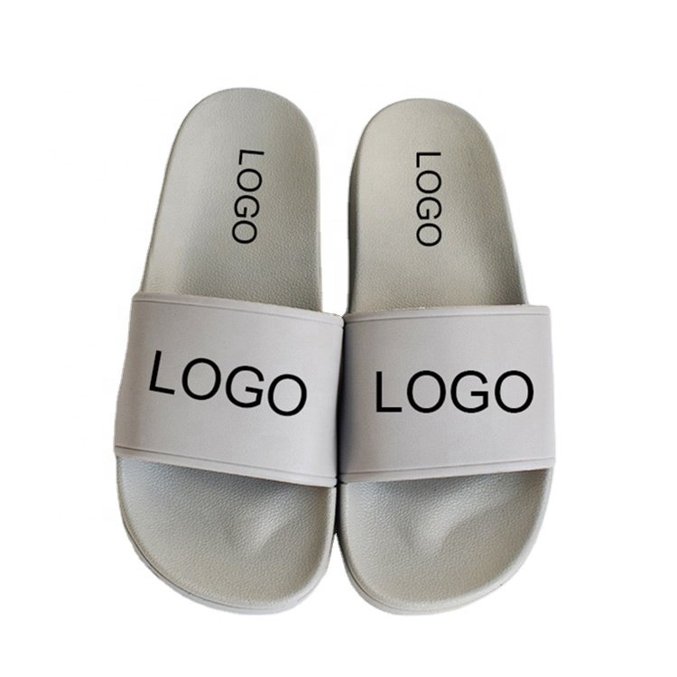 Grey blank slide soft sole Factory men Slippers new color Flip Flops
