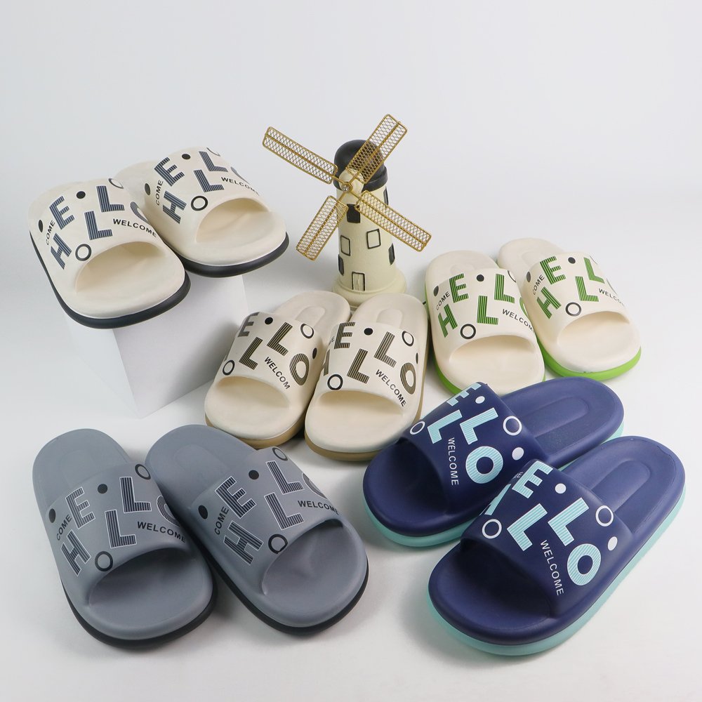 Factory Wholesale Fashion Custom Logo Slide Slipper Luxury Slides Slippers For Ladies
