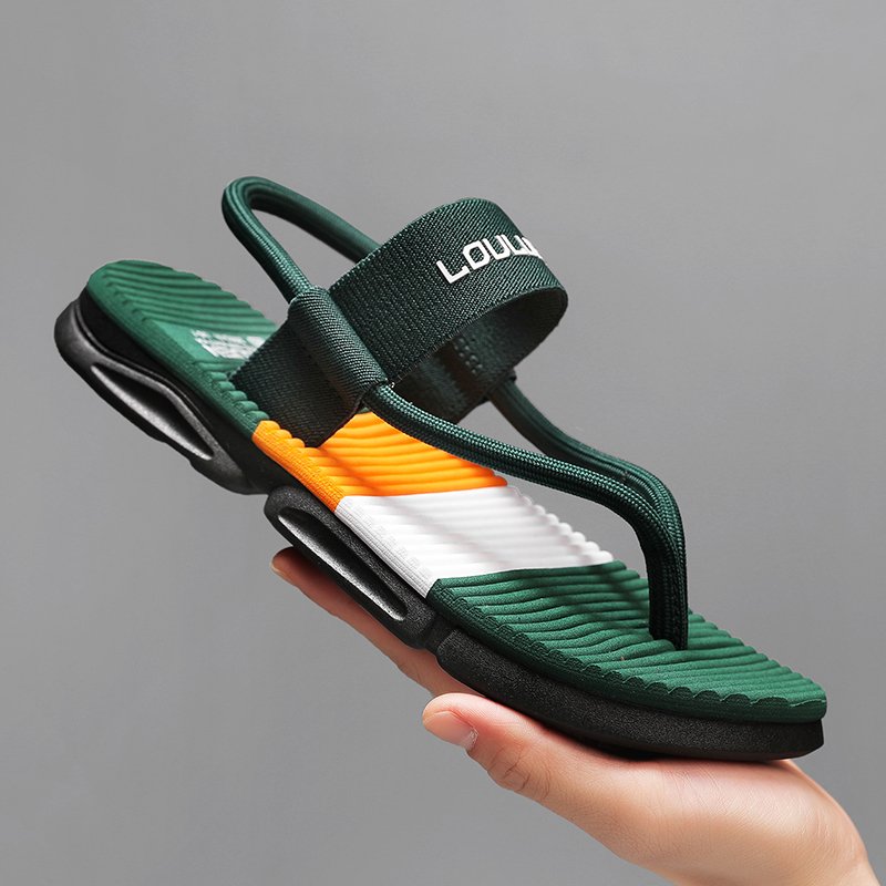 Greatslides Hot Selling Pvc Upper For Slipper,Black Flip Flops Beach,Men'S Nonslip Slide Slippers Casual