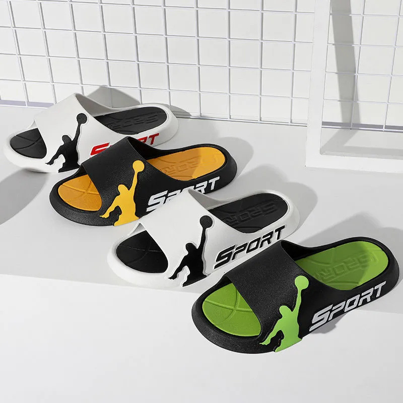 Summer Beach Sports Men's Non Slip PVC Household Slippers Chappals Claquette Homme Chanclas Hombre Outer Sandals