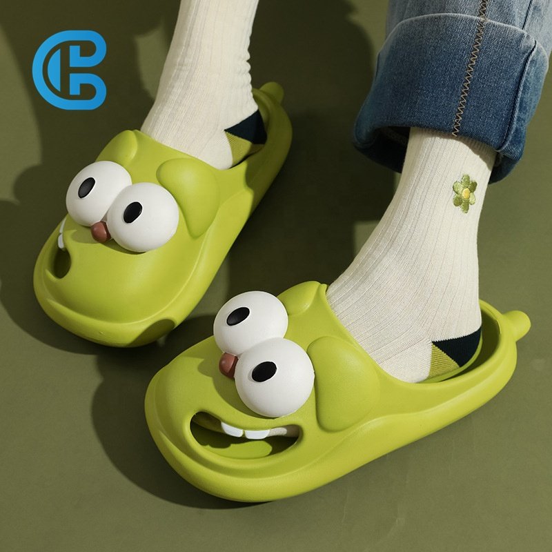 Anti-Slippery Cute Girls Slides Slippers Barchon Home Slippers For Women Quickly Dry Breathable Soft Wear Slippers