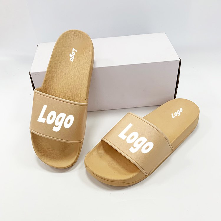 South Africa Slide Slippers Indoor Bathroom Anti Slip Soft Sole Custom Logo PVC Slide Slippers