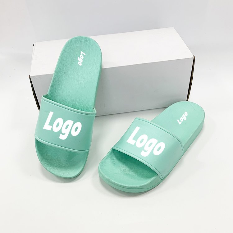 South Africa Slide Slippers Indoor Bathroom Anti Slip Soft Sole Custom Logo PVC Slide Slippers