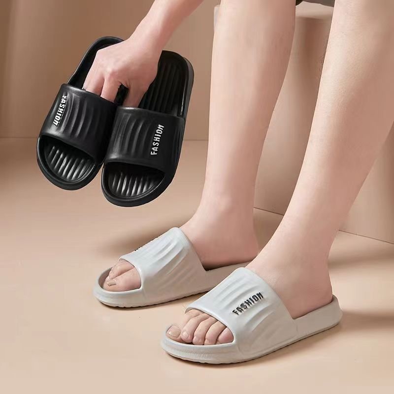 2024 sandals|slippers fashion men's slippers casual soft bottom outer wear platform beach indoor slippers