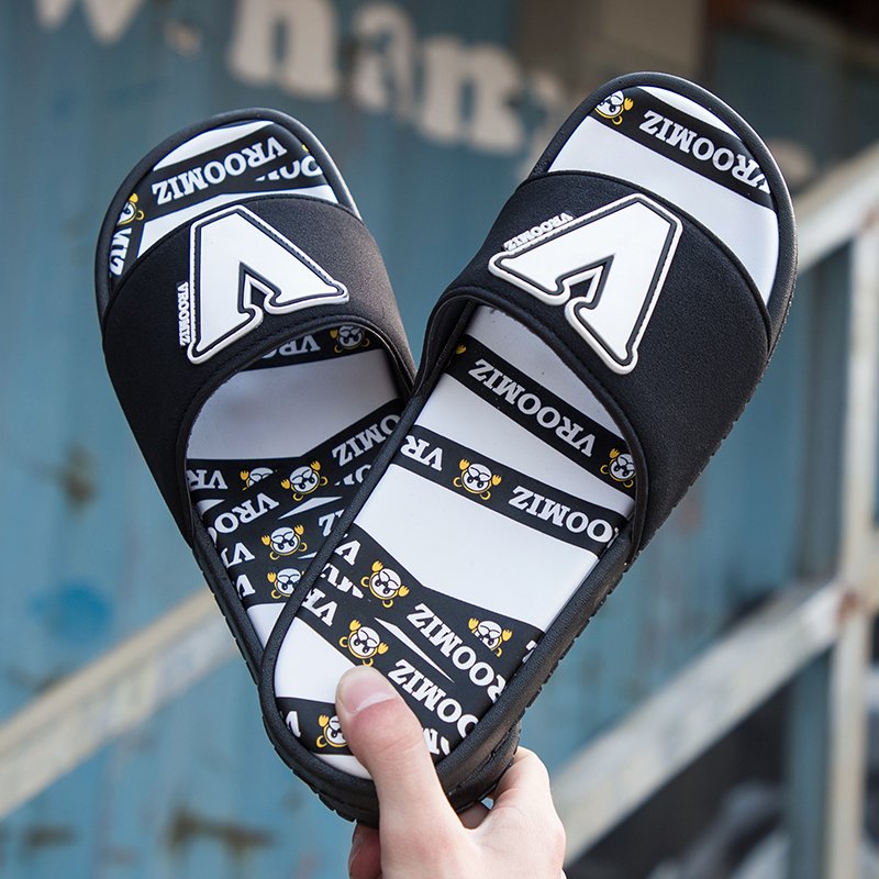 Slip On Colorful Slippers Unisex Footwear,New Fashion Pvc Bathroom Unisex Slippers,Rubber Slide Sandals Bathroom Slippers