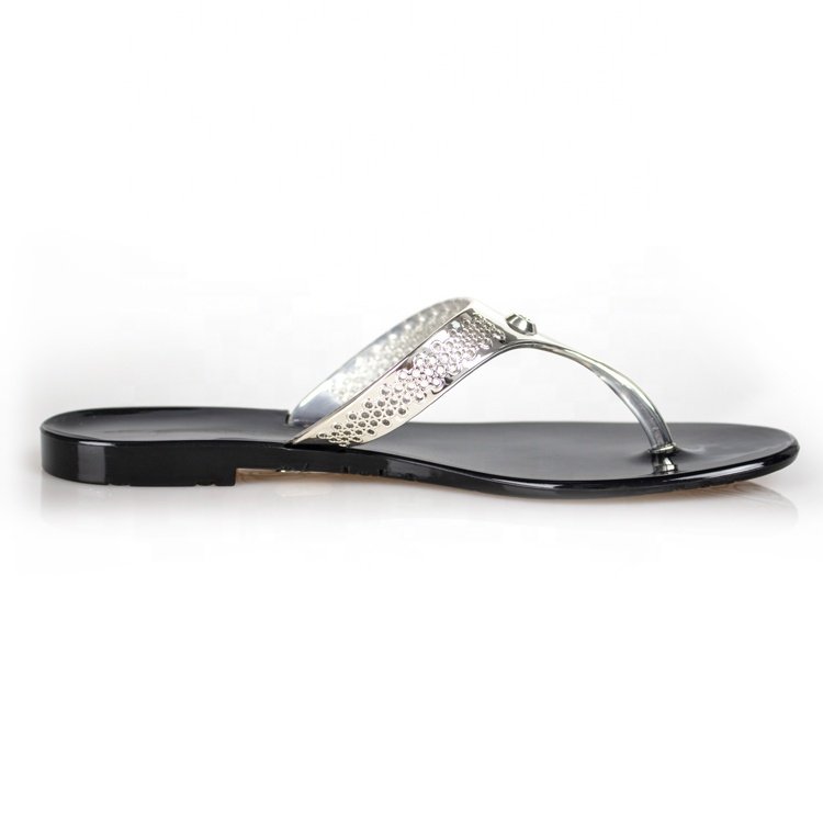 custom shoes women Fashion Beach Jelly Custom Sandals Flip-Flop PVC Flat Slipper Sandals custom slippers summer 2023
