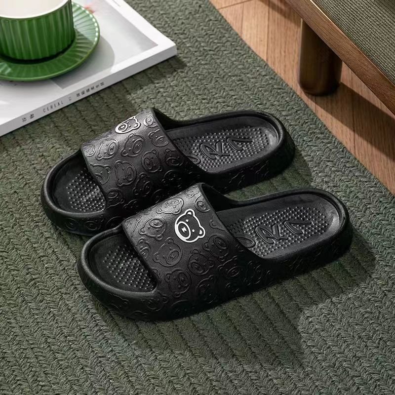 Customized Logo Slippers Open Toe EVA Slides Footwear Colorful Shoe Slides Slippers for Women Lady