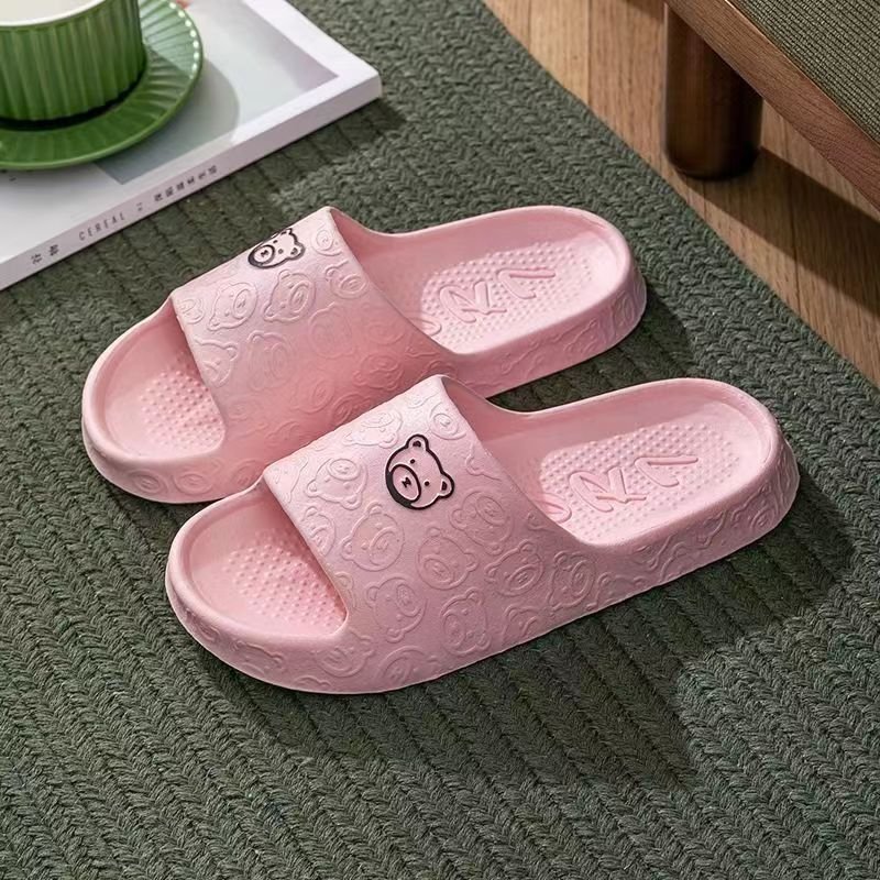 Customized Logo Slippers Open Toe EVA Slides Footwear Colorful Shoe Slides Slippers for Women Lady