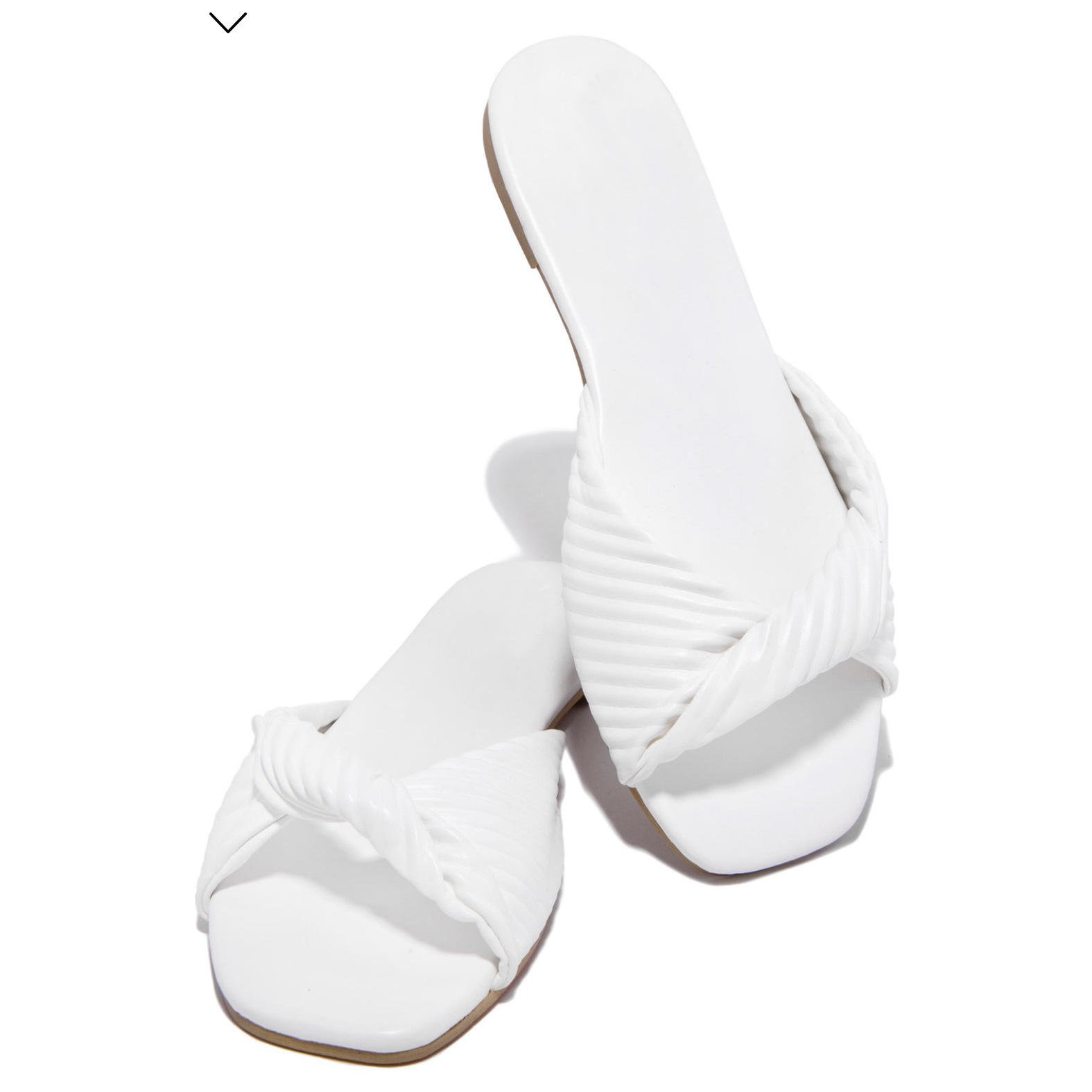 2024 Hot Sale Square Toe Spiral Single Strap Simple Style Ladies Slippers Indoor Outdoor Flat Sandals For Women And Ladies