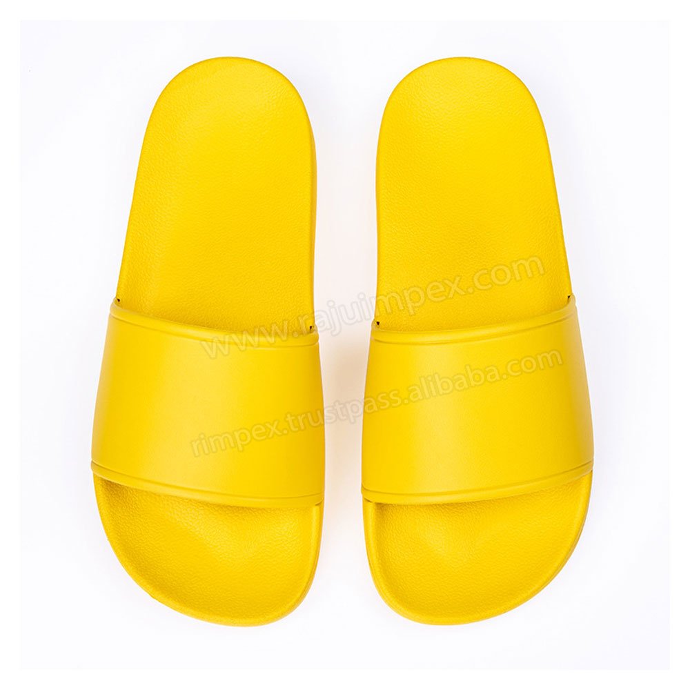 Custom Logo Mens Slipper Slides Sandals Custom Sandals Panel Slides With Logo design