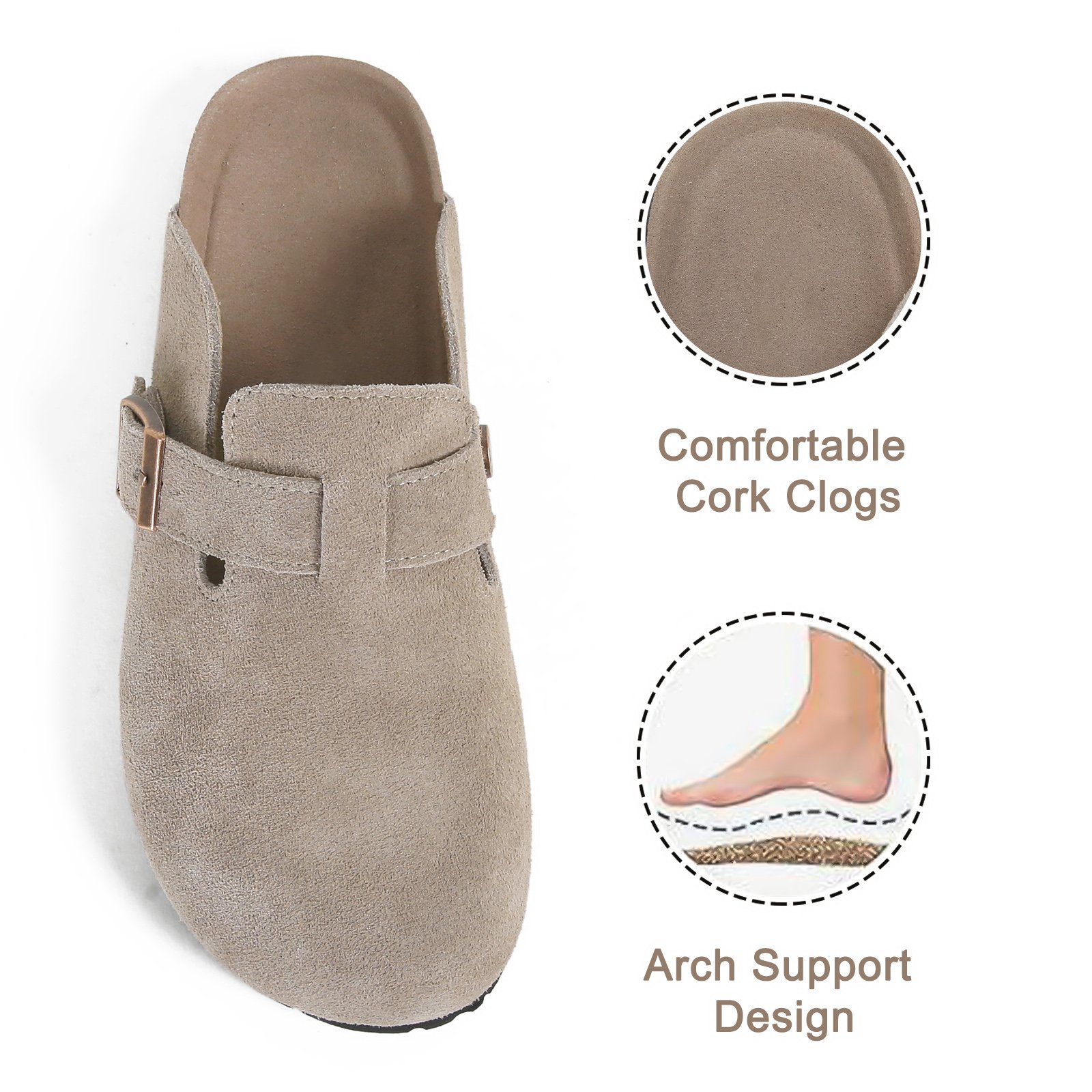 Hot Selling Fashion Slide Slippers Designer Birken Clogs Cozy Indoor Outdoor Mules Slip-on Loafers