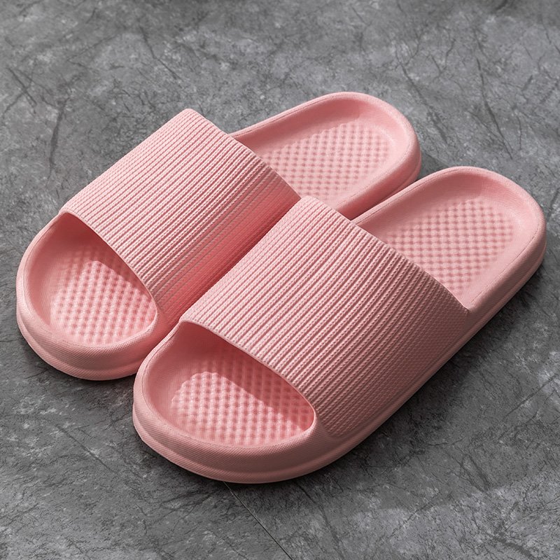 Men Sliders Plain Black Slides Slippers Embossing Design Men's Slides Slippers