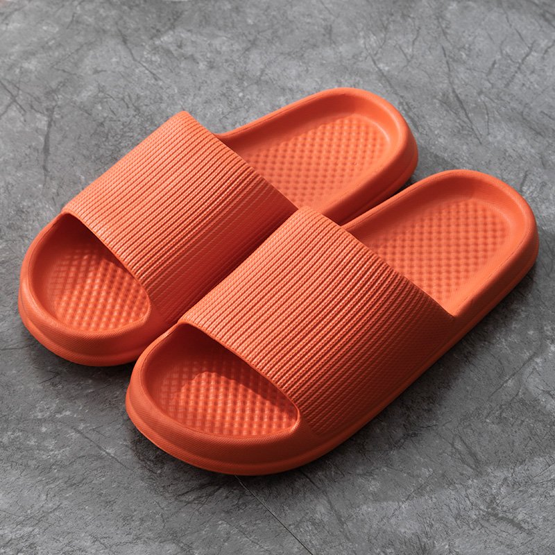 Men Sliders Plain Black Slides Slippers Embossing Design Men's Slides Slippers