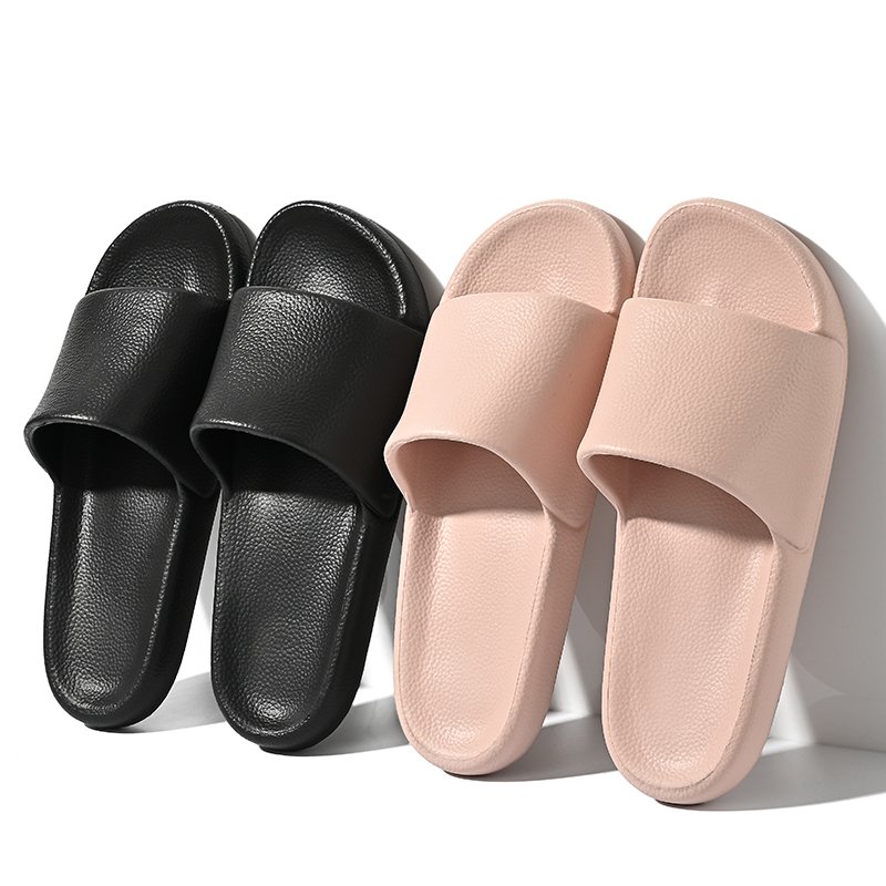 Hot Selling anti-slip non-slip EVA rexine slides home bathroom slippers for men and women