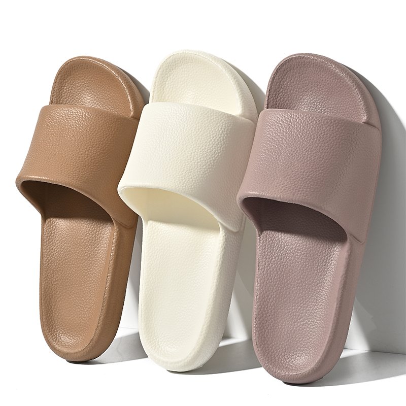 Hot Selling anti-slip non-slip EVA rexine slides home bathroom slippers for men and women