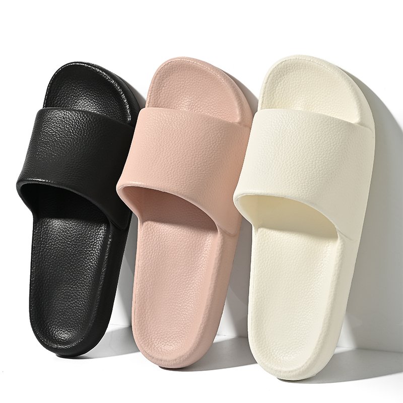 Hot Selling anti-slip non-slip EVA rexine slides home bathroom slippers for men and women