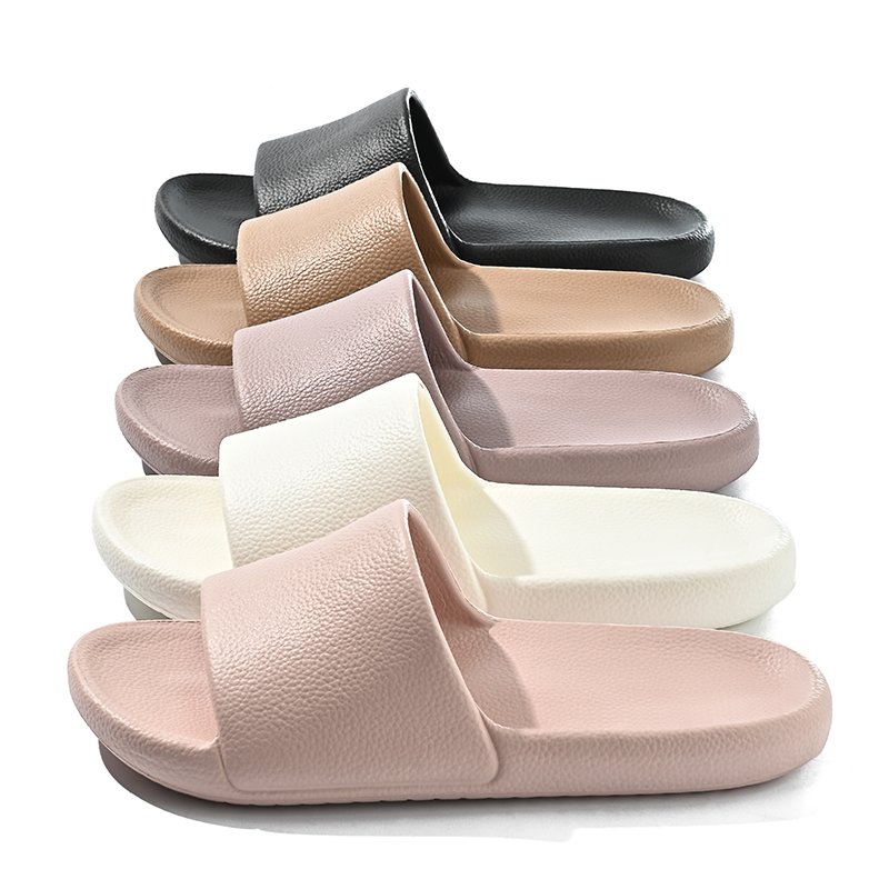 Hot Selling anti-slip non-slip EVA rexine slides home bathroom slippers for men and women
