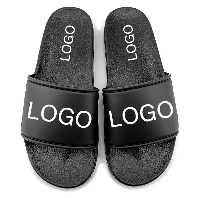 2023 Hot Sale Print Logo Slippers Custom colorful Slides Slippers With Logo Custom Slides Men