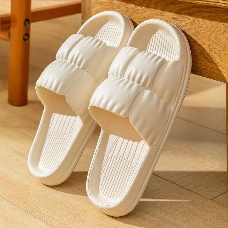 Slider Slippers Soft Outsole Anti Slip Comfortable Cloud EVA Hot Sale Fashion for Home Bathroom Hotel Summer Petal Couple Women