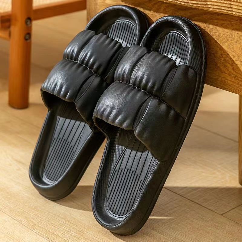 Slider Slippers Soft Outsole Anti Slip Comfortable Cloud EVA Hot Sale Fashion for Home Bathroom Hotel Summer Petal Couple Women
