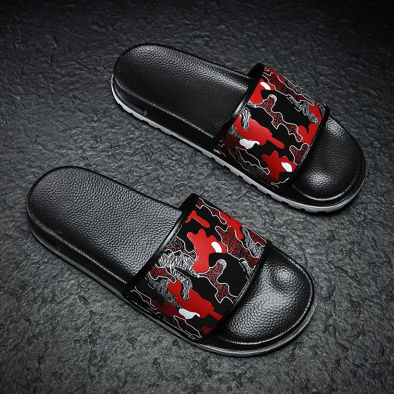 New Custom Air Cushion Sandal Pantofole 2022 Wholesale Luxury Slides Slippers For Men