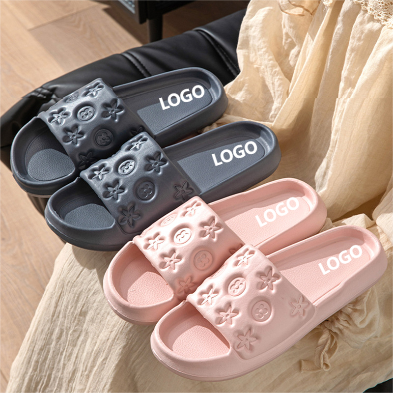 Summer Colorful Candy Color Wholesale Popular Indoor Shoes Home Slides Slippers Soft Thick Bottom Beach for Men Women EVA