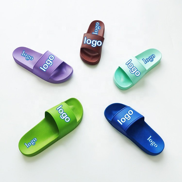 Custom Unisex Slides Slippers Oem,Custom Men's Sandal Slippers Slides With Logo,Oem Summer Slipper Mens Pvc Blank Slide Sandals