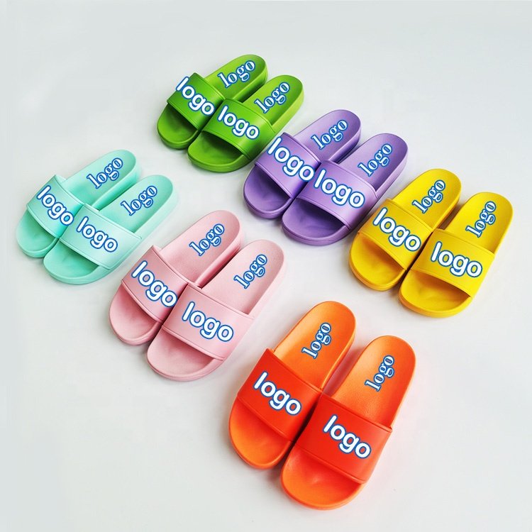 Custom Unisex Slides Slippers Oem,Custom Men's Sandal Slippers Slides With Logo,Oem Summer Slipper Mens Pvc Blank Slide Sandals