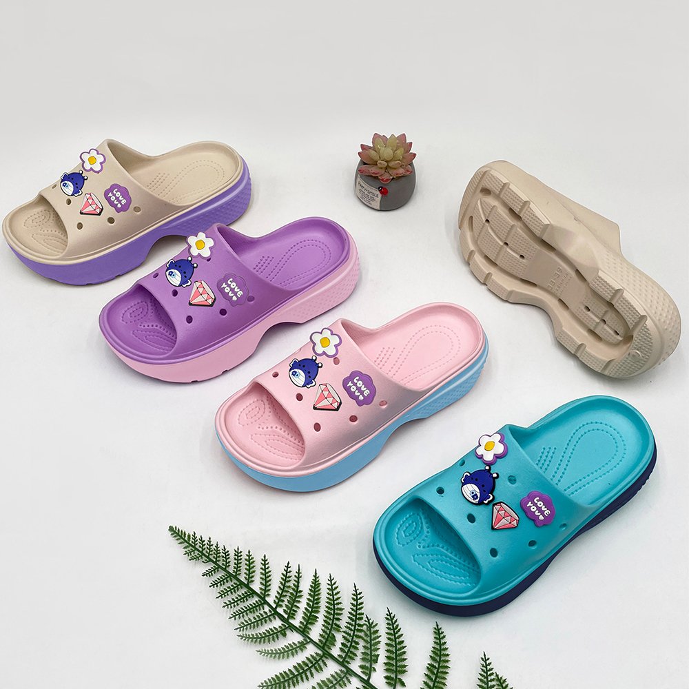 New pretty wholesale foot wear womens sandals ladies chappal design pictures slide slipper