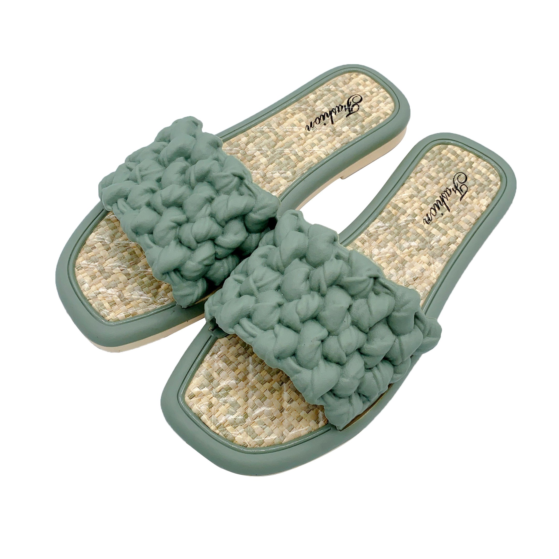 OEM Customized Women Shoes Elegant Slip-on Platform Sandals New Women Shoes Flat Slide Slippers For Female