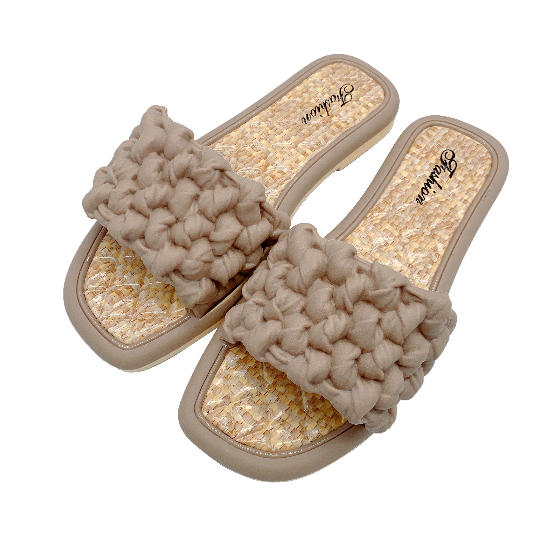 OEM Customized Women Shoes Elegant Slip-on Platform Sandals New Women Shoes Flat Slide Slippers For Female