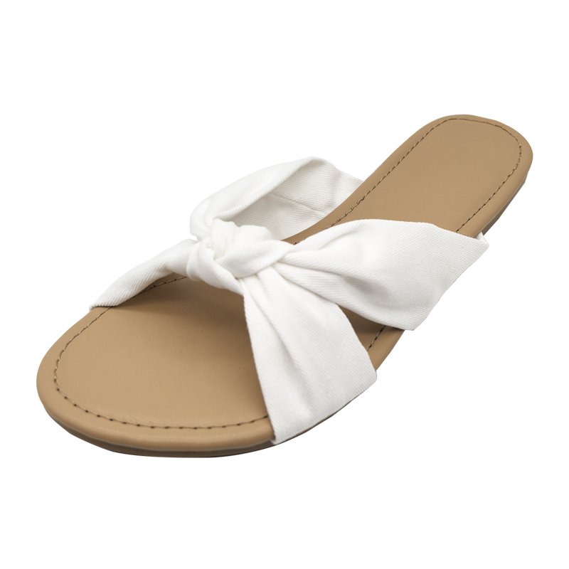 2024 Ladies Flat Sandals with Anti-slip Sole Casual Slide Slippers for Women Summer Anti-Slippery Light Weight Fashion Trend