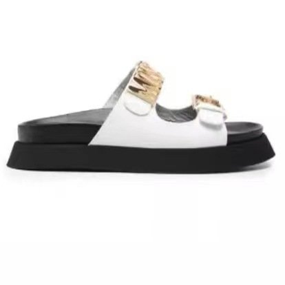 Women's Designer Casual Alphabet Sandals Hot Summer Beach Slippers and Slides for Ladies