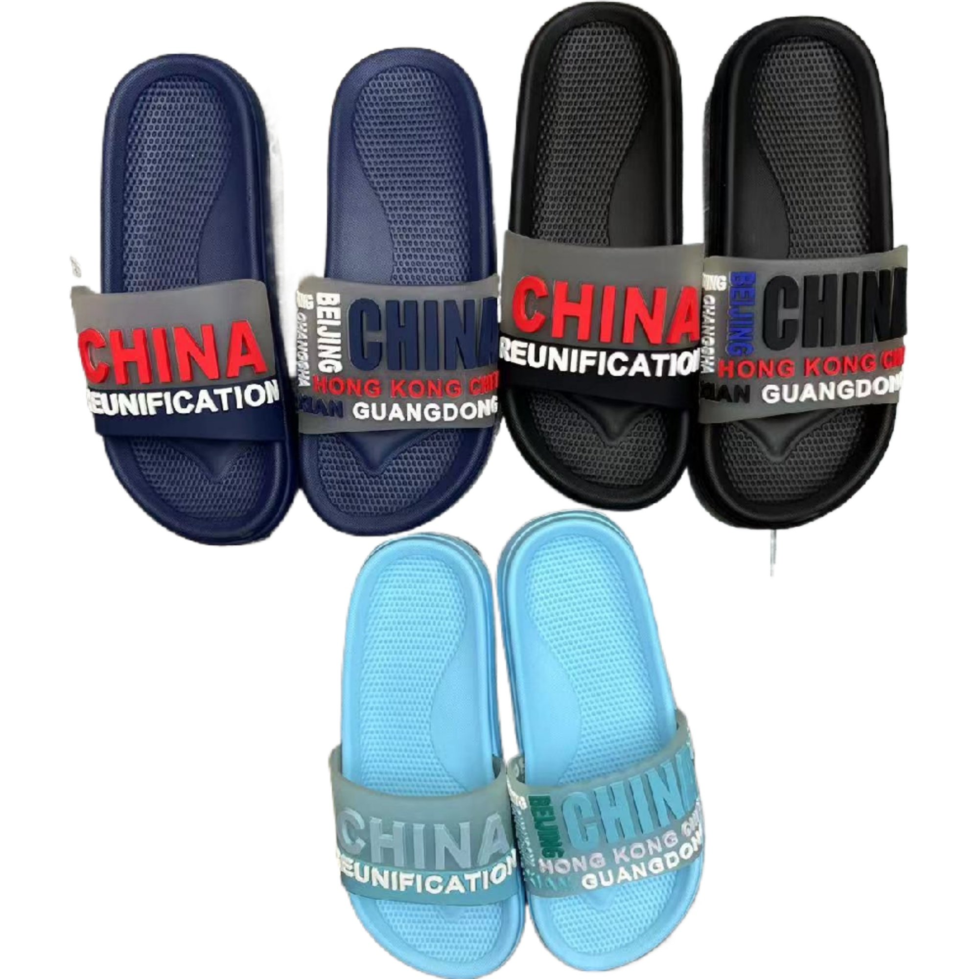 China Manufacturer Slipper Men's Anti-slip Slippers Wholesale EVA Outsole Slides Slippers