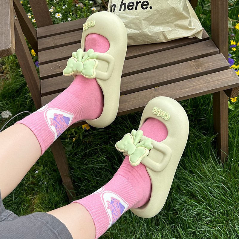 High Platform Slides Slippers High Looking Outfits Slippers Non-slip Flip Flops Women's Shoes Men's Shoes Wholesale Clogs