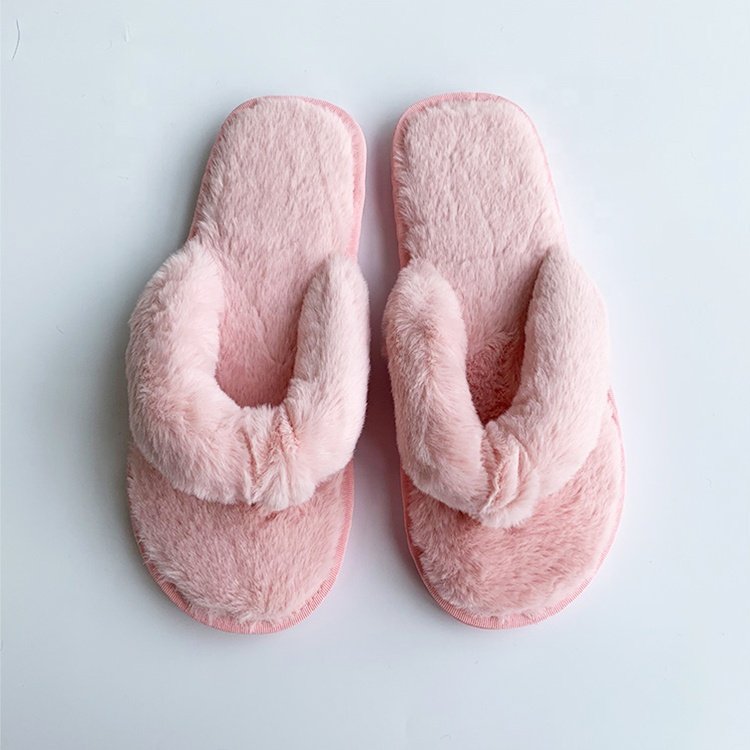 2022 women's Slide Sandals fleece soft Slides Slipper Plush Slippers Women Flip Flop sandals