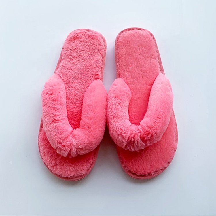 2022 women's Slide Sandals fleece soft Slides Slipper Plush Slippers Women Flip Flop sandals