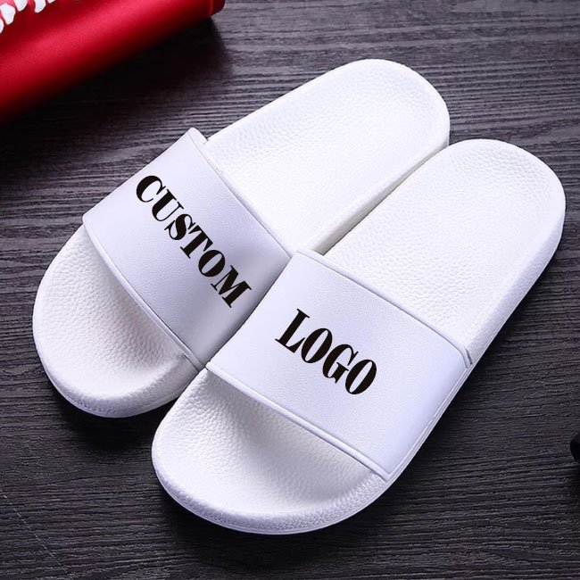 Factory Direct Plain Black Slides Slippers,Nice Embossing Design Mens Slides Slippers,Fashion Mens Slides Sandal Custom Logo