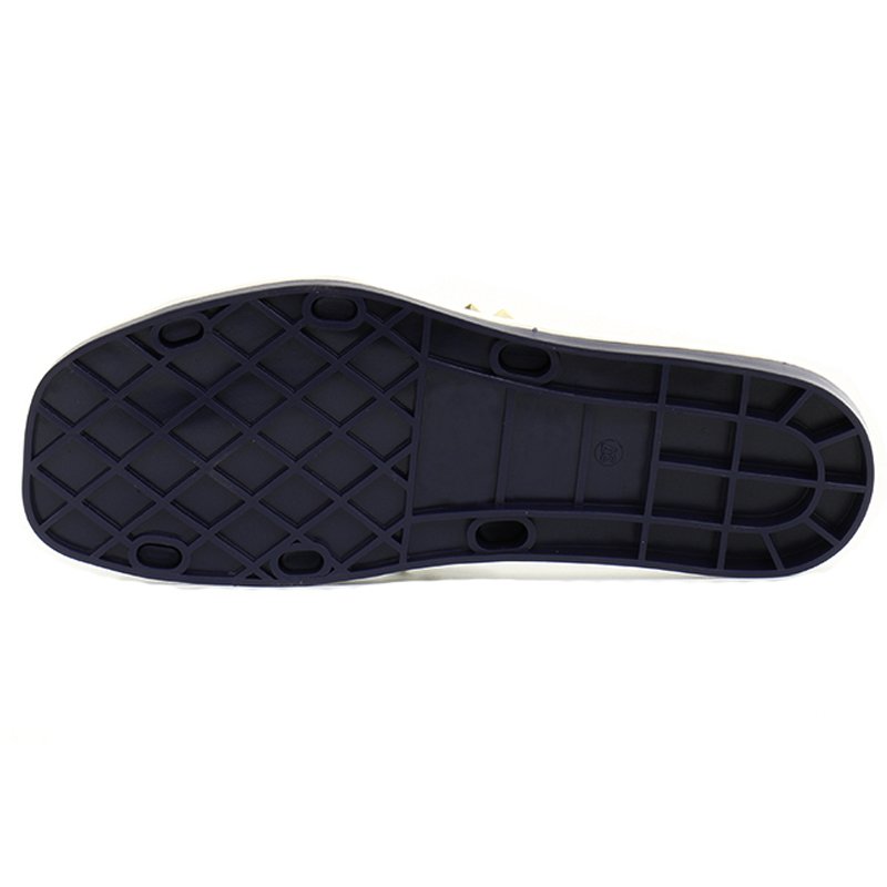 Custom Luxury Ladies Footwear Mixed Color Rivet Flat Sandals Summer Outdoor Hollow Out Design Fashion Women Slide Slippers