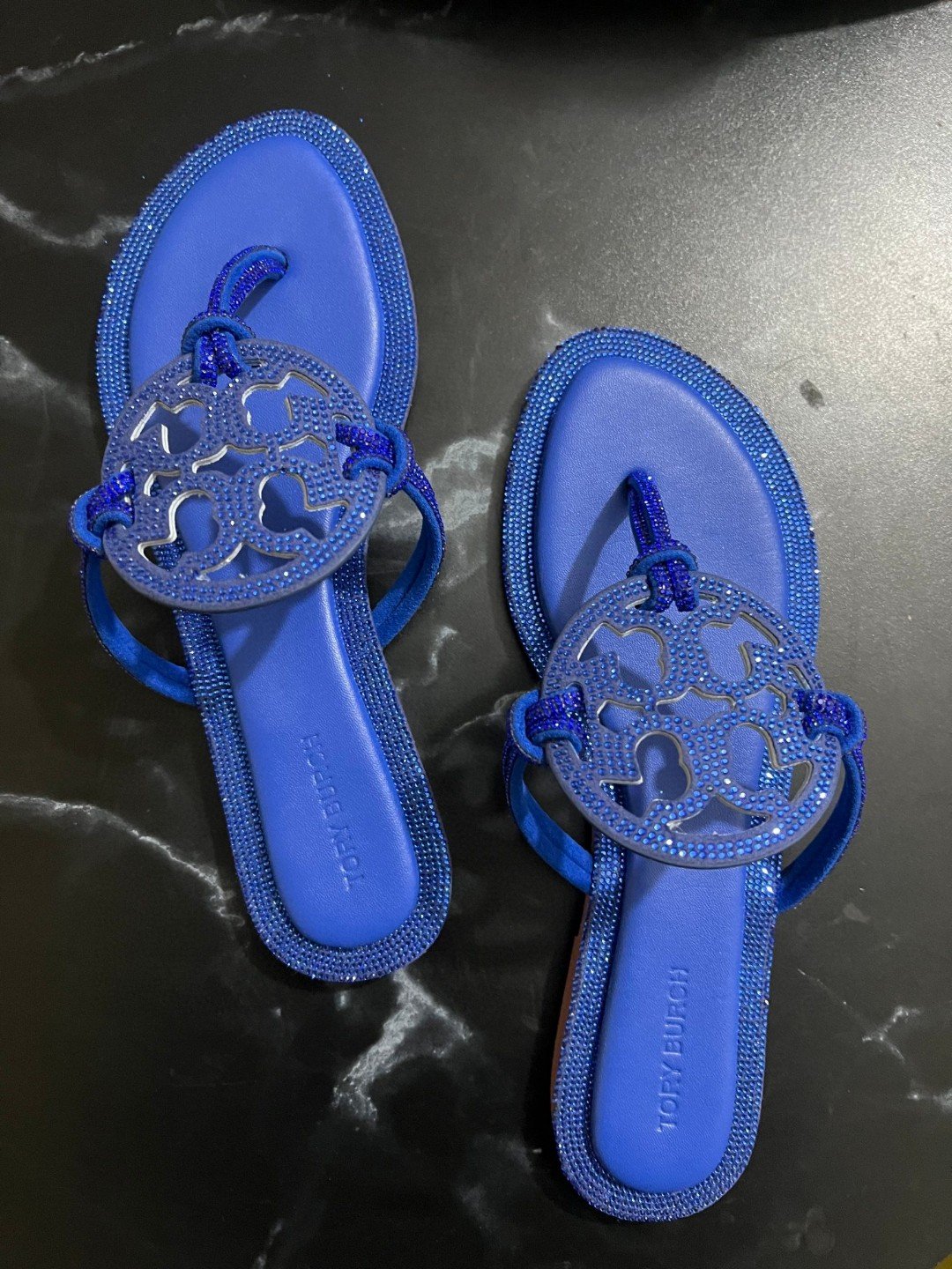 Luxury Brand Ladies leather Jelly TB Sandals Summer Flat Beach Slide Women Flip Flop Sandals