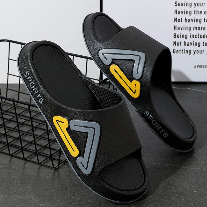 Wholesale Cheap Thick Sole Slides Slipper Non-slip Comfortable Men's Shoes Sporty Slipper High Quality