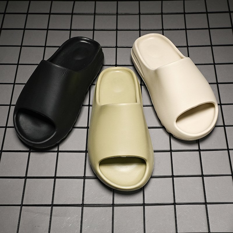 Summer Men Slippers Casual Non-Slip Beach Shoes Coconut Slides Platform Outdoor Sandals