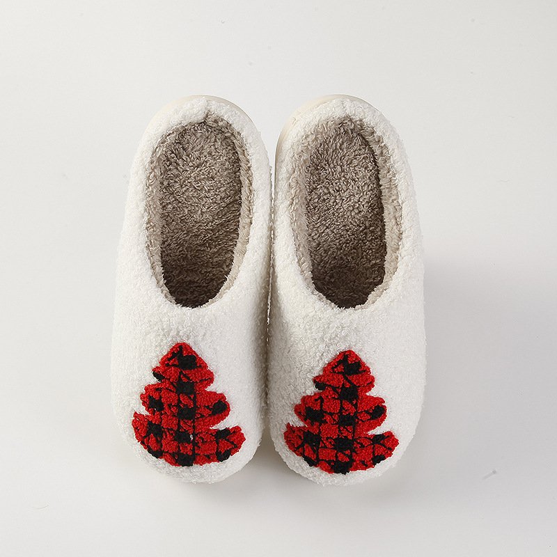 Winter warm home funny warm pumpkin spooky scream bat halloween slippers for women and men