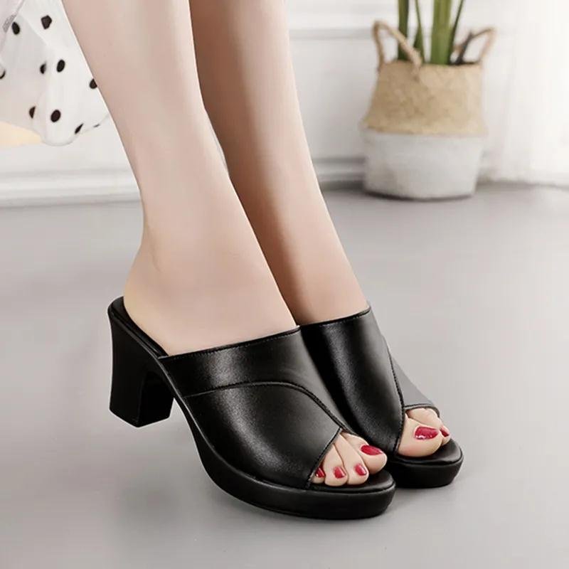 high quality ladies high heel slippers shoes sexy 2024 heels for women new