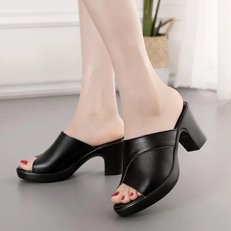 high quality ladies high heel slippers shoes sexy 2024 heels for women new