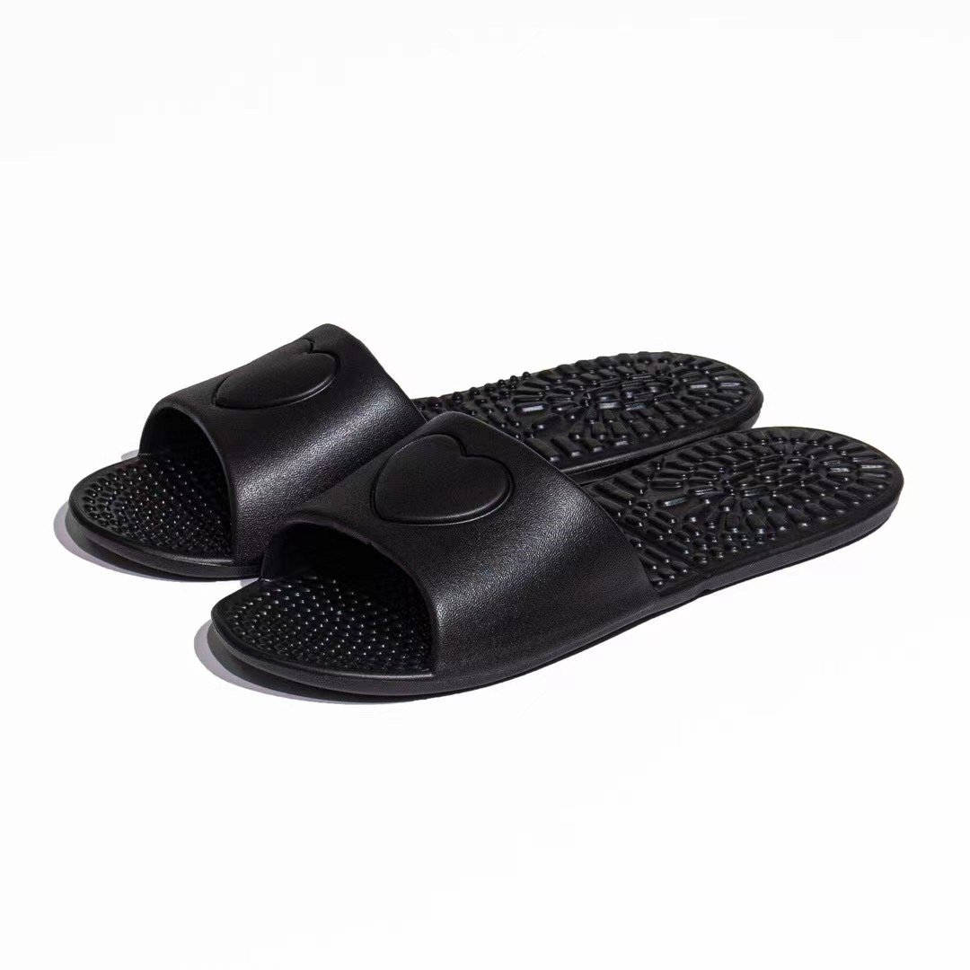 Summer couples indoor bathroom bath flip-flops with thick soles slides slippers