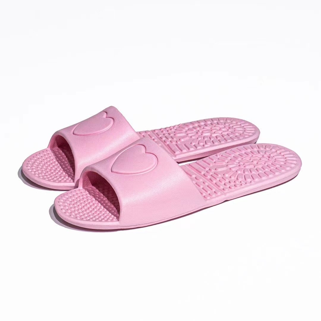 Summer couples indoor bathroom bath flip-flops with thick soles slides slippers