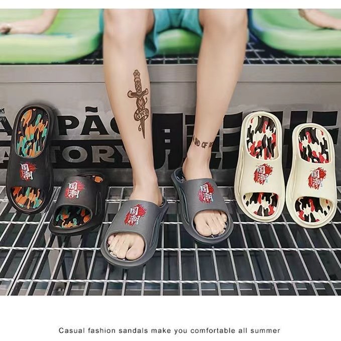 Wholesale Fashion Summer Unisex Beach Slides Slippers Female New Model Indoor Slipper Men Outdoor Slippers