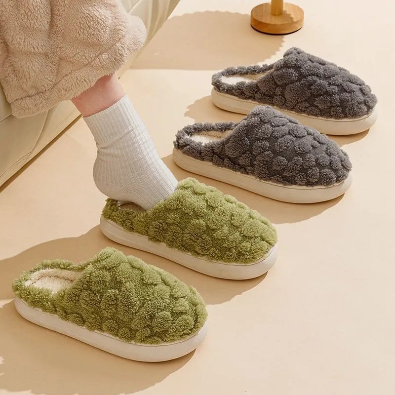 2024 Wholesale New Women's Slippers Warm And Non Slip Household Slippers Winter Indoor Slippers