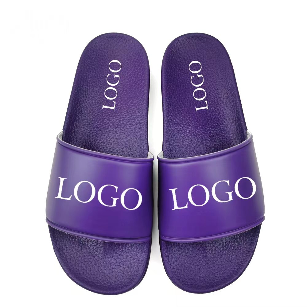 New Arrivals Round Head Single Strap Customized Logo Anti-Slip Waterproof Slippers Women's Slides Slippers For Men